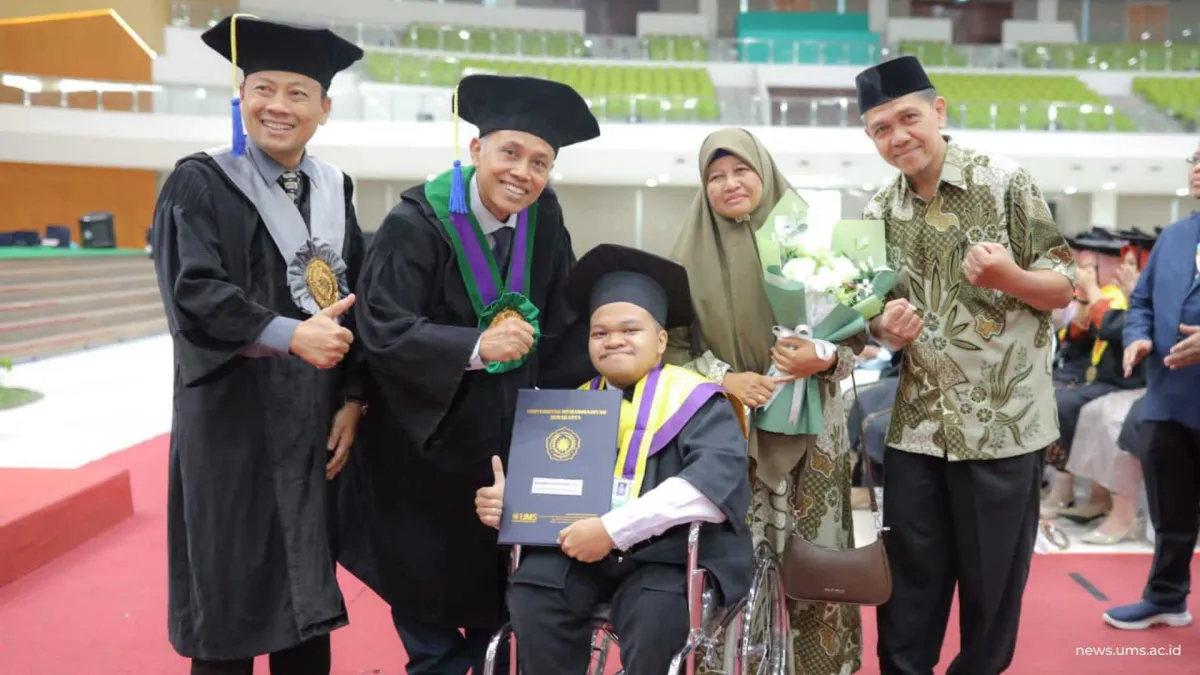 UMS Berikan Beasiswa S2 Penuh untuk Lulusan Difabel Psikologi