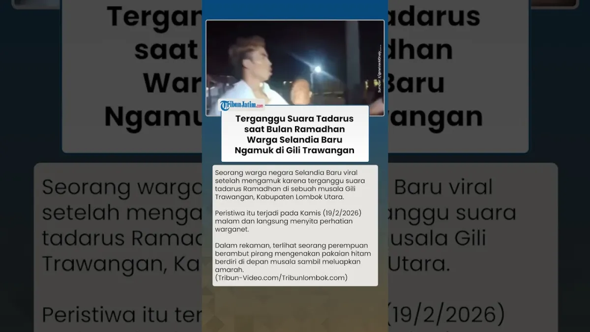 WN Selandia Baru Mengamuk karena Suara Tadarus di Gili Trawangan