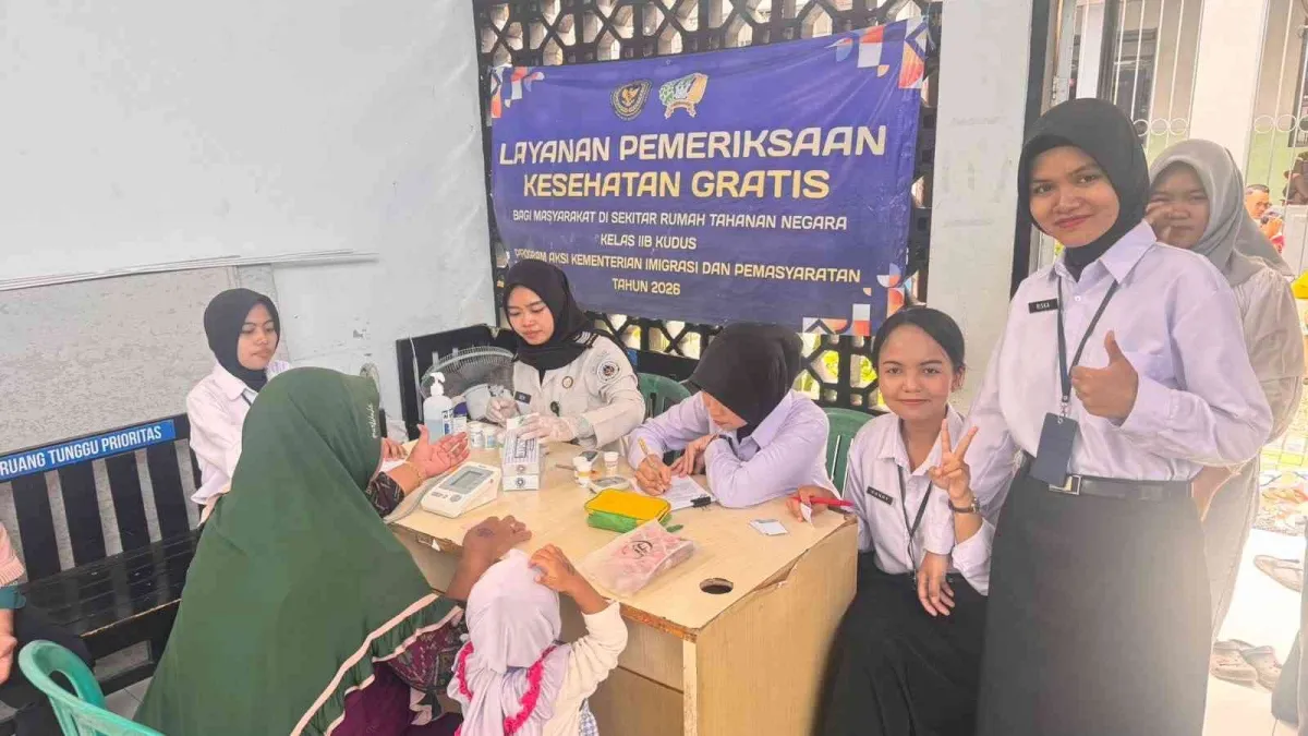 Rutan Kudus Adakan Layanan Kesehatan Gratis untuk Keluarga Warga Binaan