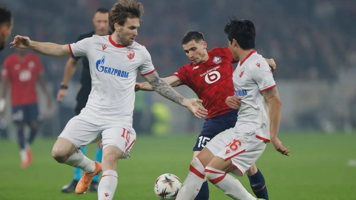 Lille Kalah Tipis 0-1 dari Red Star Belgrade di Play-off UEFA