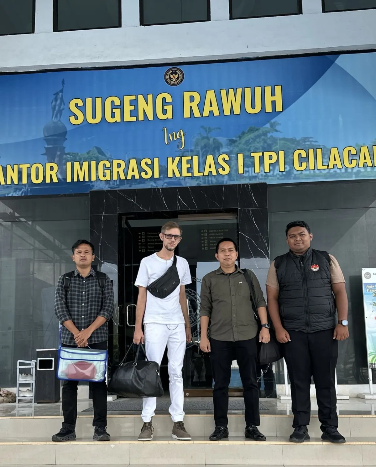 Kantor Imigrasi Cilacap Deportasi WNA Rusia Eks Narapidana Narkotika