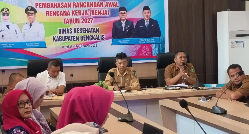 Dinkes Bengkalis Bahas Rancangan Renja 2027 dan Isu Kesehatan Strategis