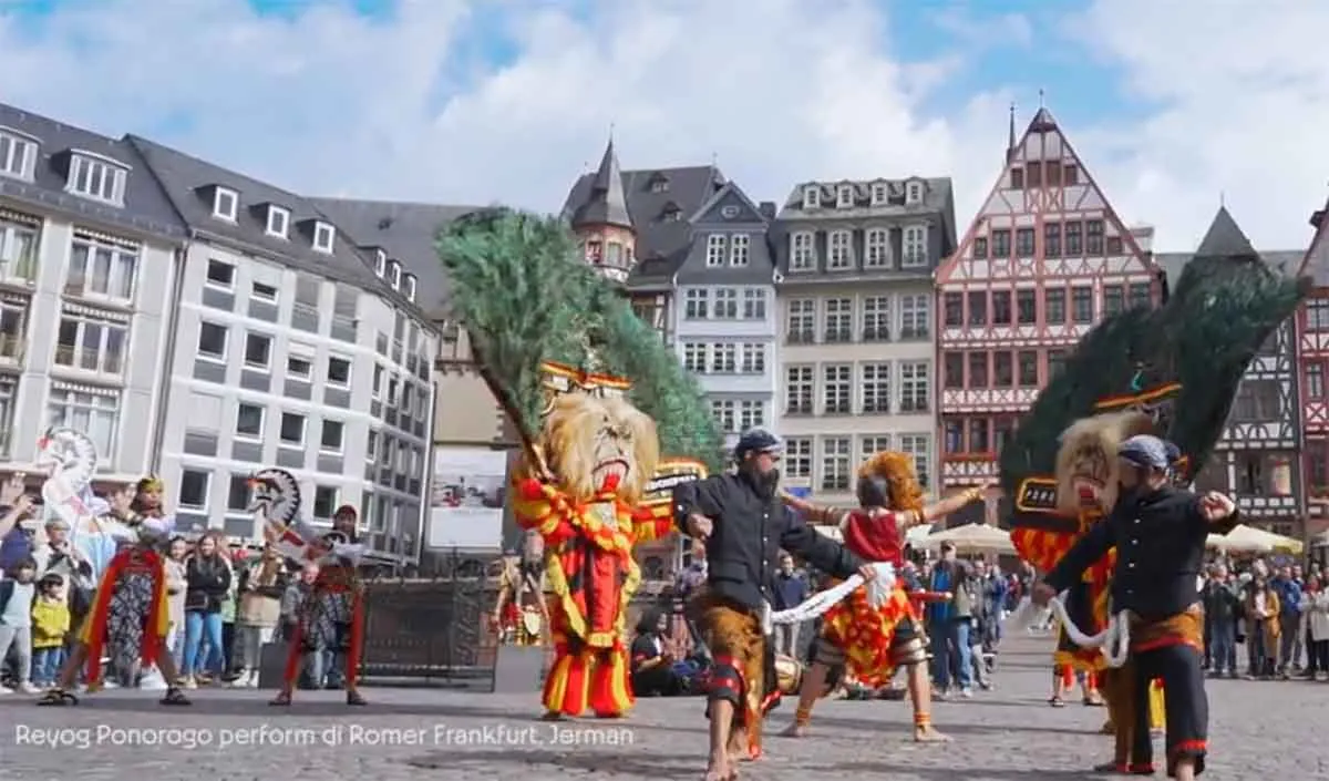 Penampilan Perdana Reog Ponorogo di Frankfurt, Jerman