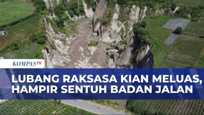 Lubang Raksasa di Aceh Tengah Semakin Membesar, Arus Lalu Lintas Dialihkan