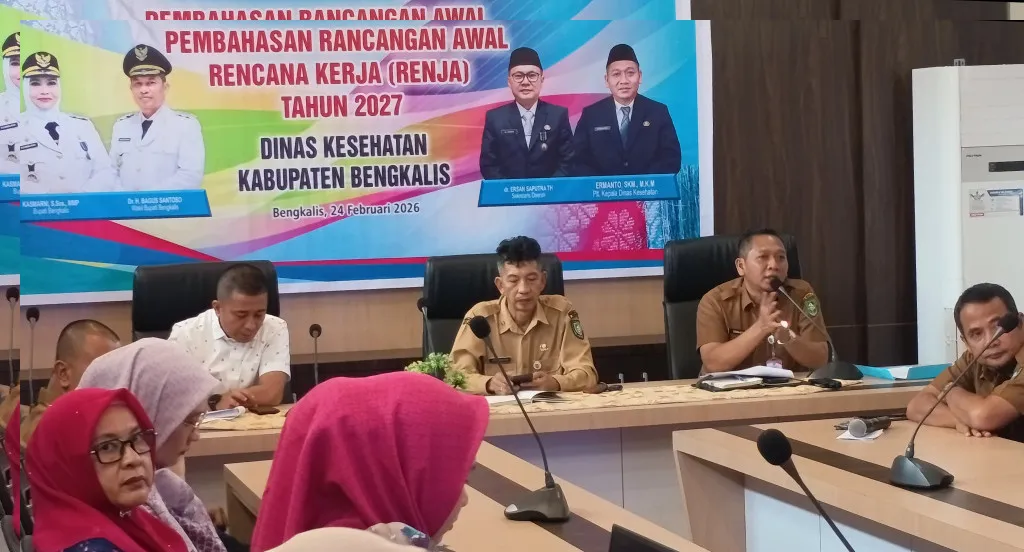 Dinkes Bengkalis Bahas Rancangan Renja 2027 dalam Forum PD