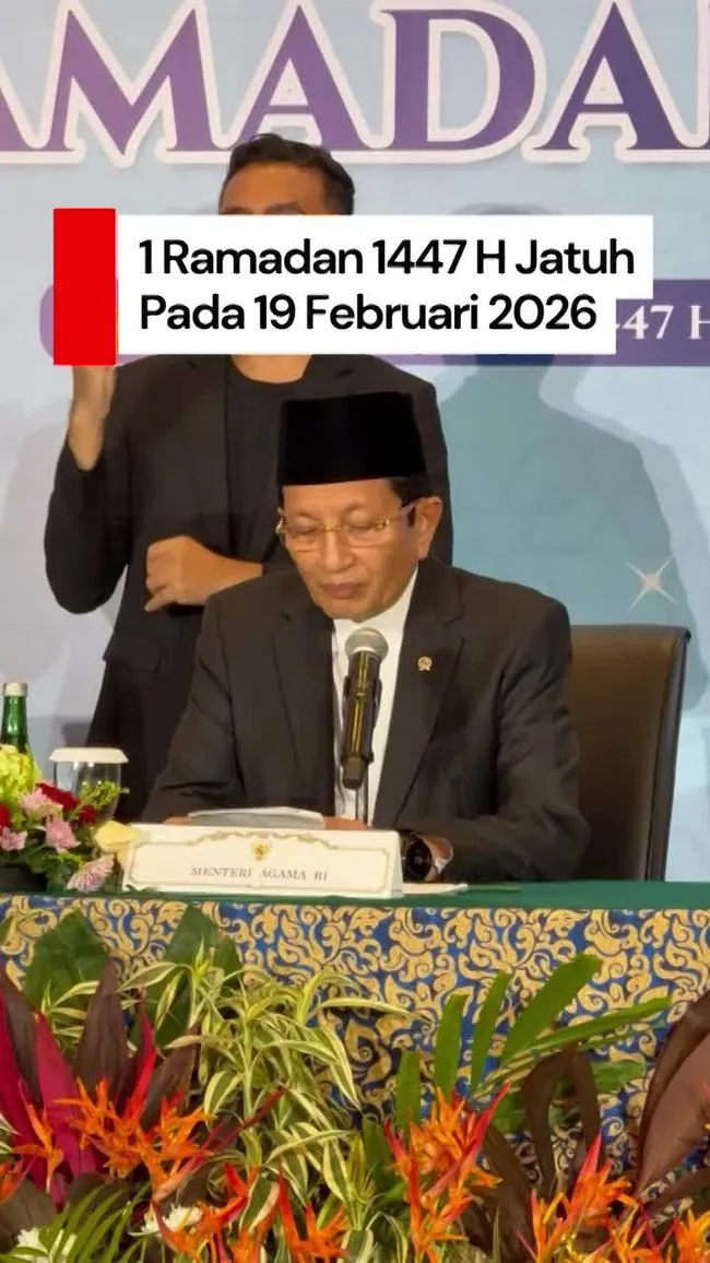 Ramadan 1447 H Dimulai pada 19 Februari 2026
