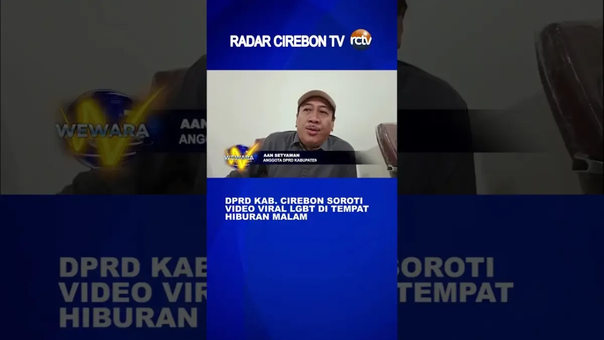DPRD Cirebon Tanggapi Video Viral Ciuman Sesama Jenis di Tempat Hiburan