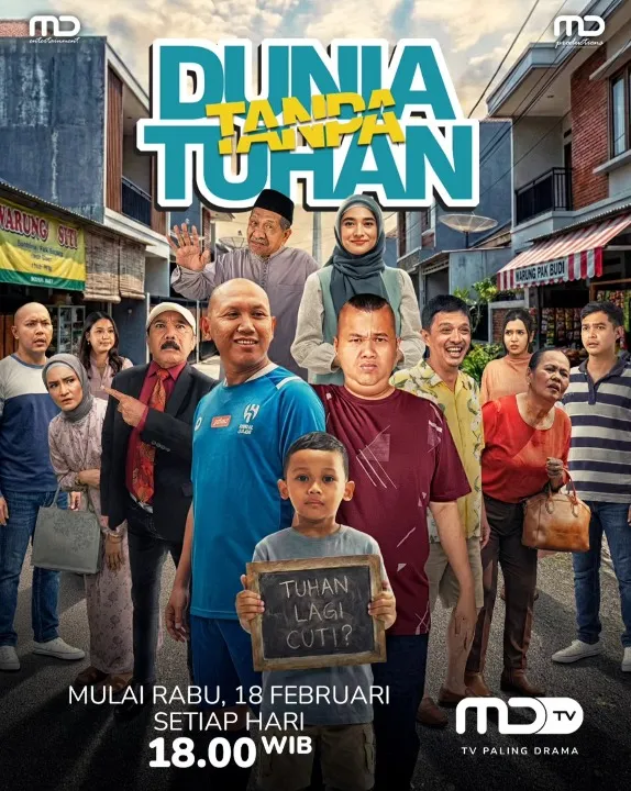 MD Entertainment dan Netflix Luncurkan Serial Komedi 'Dunia Tanpa Tuhan' Menyambut Ramadan