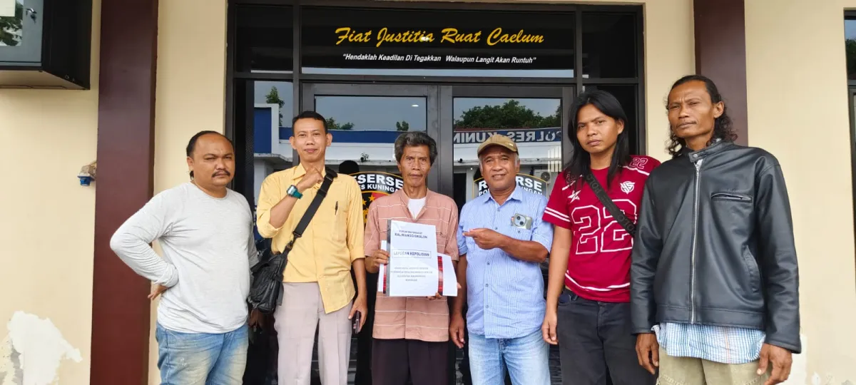 Warga Kalimanggis Kulon Laporkan Dugaan Penyimpangan Pengelolaan Dana Desa ke Polres Kuningan