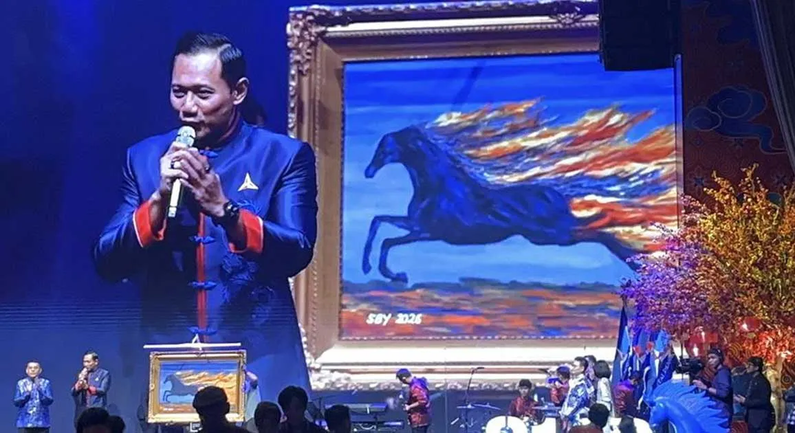 Lukisan SBY Laku Rp 6,5 Miliar dalam Lelang Imlek untuk Kemanusiaan