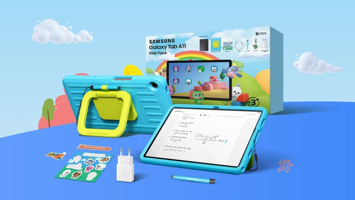Samsung Luncurkan Galaxy Tab A11 Kids Pack untuk Belajar dan Bermain Aman