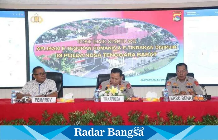 Polda NTB Uji Coba Aplikasi Digital untuk Tingkatkan Disiplin Anggota