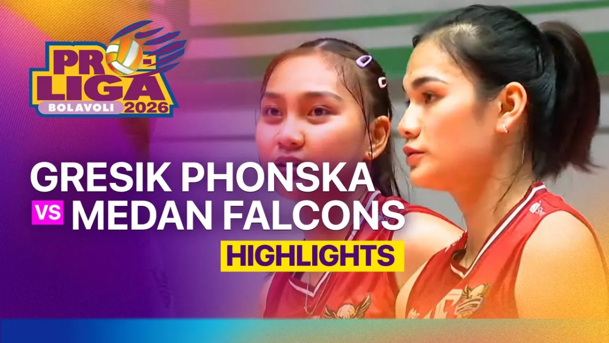 Gresik Phonska Plus Pupuk Indonesia Hadapi Medan Falcons di Proliga 2026