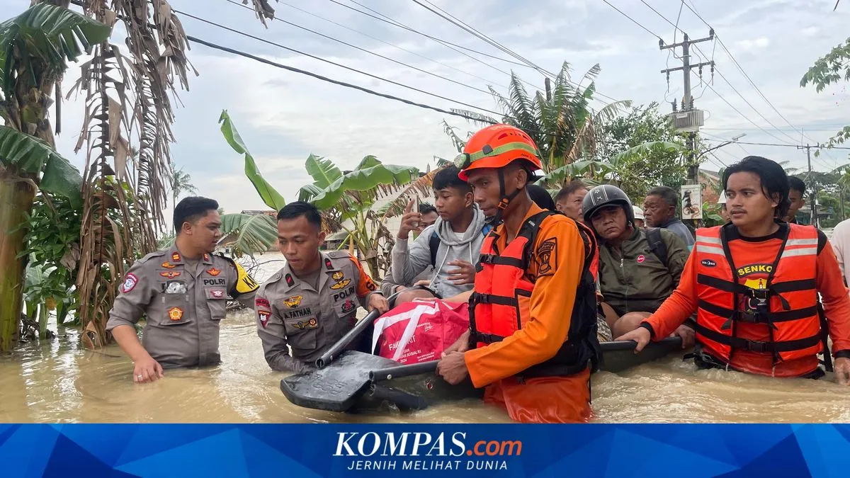 Banjir Rendam Karangligar, 910 Warga Terpaksa Mengungsi di Hari Kedua Ramadhan