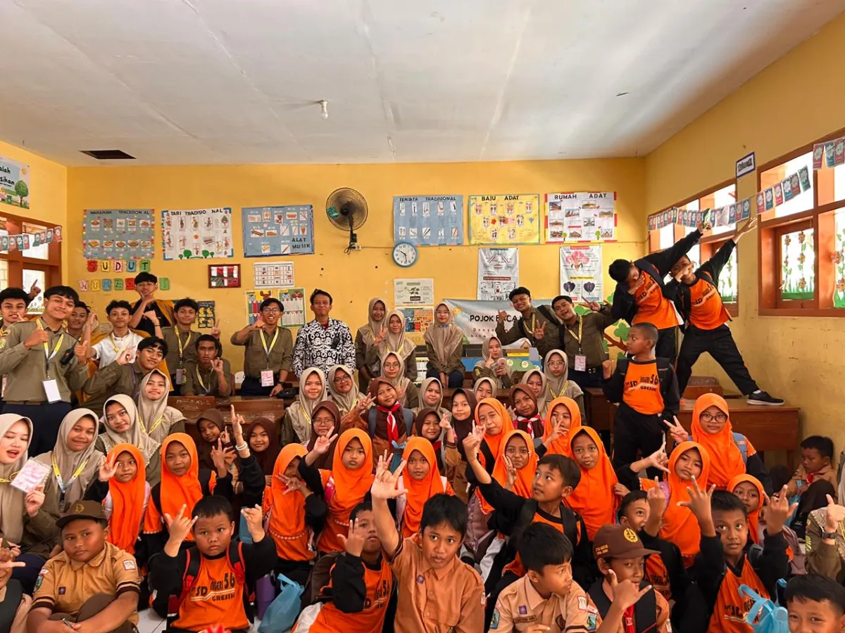 IPM Smamsatu Gresik Gelar Gerakan Advokasi Mengajar untuk Inspirasi Cita-Cita Anak SD
