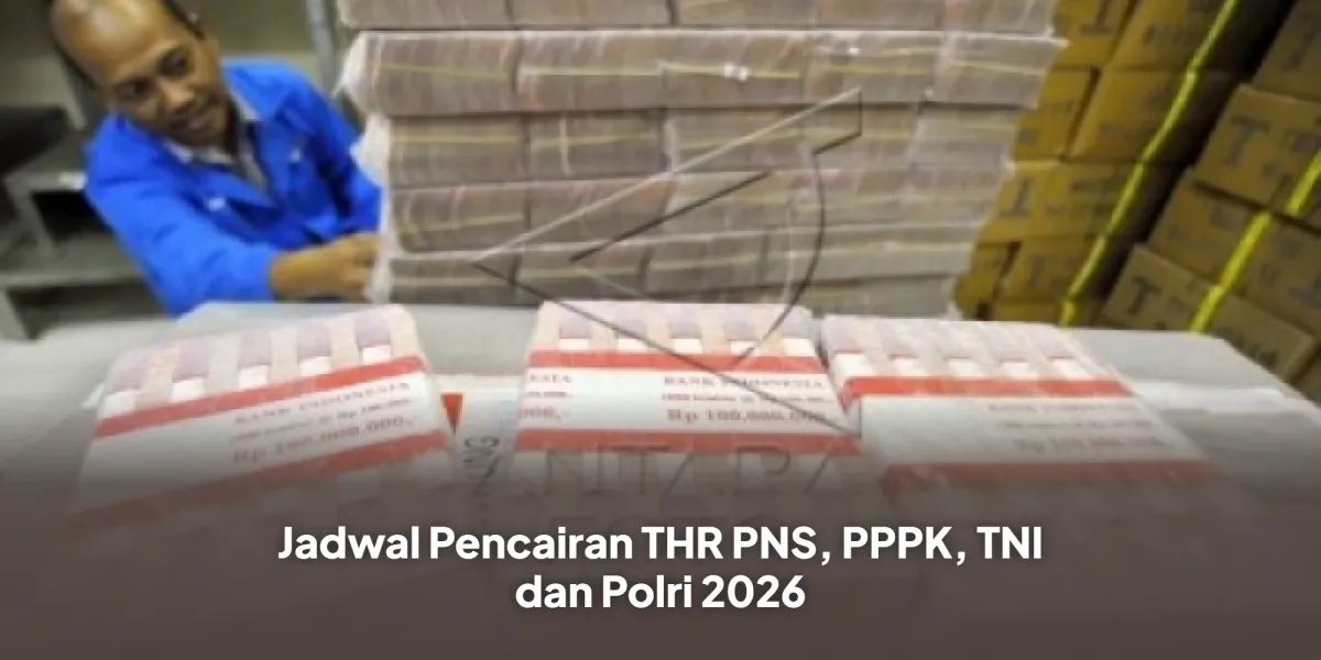 Pencairan THR PNS dan TNI-Polri 2026 Dimulai Awal Ramadan