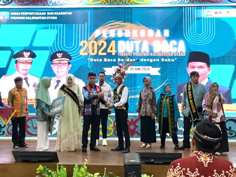 Vickyko Dari Tulang Bawang Resmi Menjadi Duta Baca Kalimantan Utara 2024
