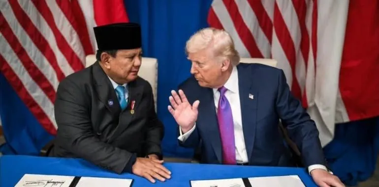 Trump Puji Prabowo dalam Rapat Perdana Dewan Perdamaian di AS