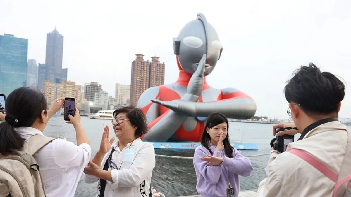 Ultraman Jadi Maskot Festival Musim Dingin di Taiwan