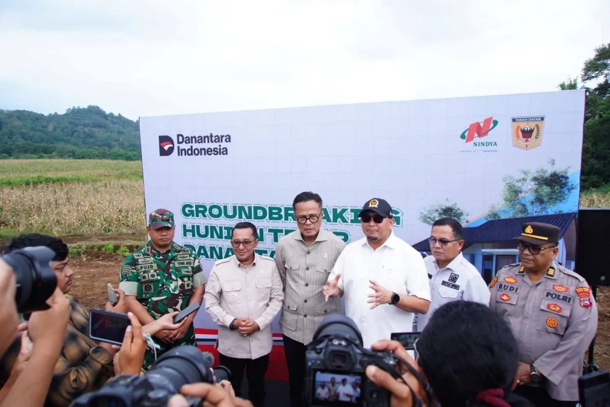 Groundbreaking 80 Unit Huntap di Tanah Datar, Dukung Pemulihan Ekonomi Pasca Bencana