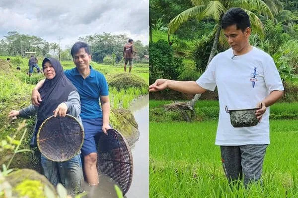 Keseharian Endang Mulyana: Ayah Lesti Kejora yang Rajin Bertani di Cianjur