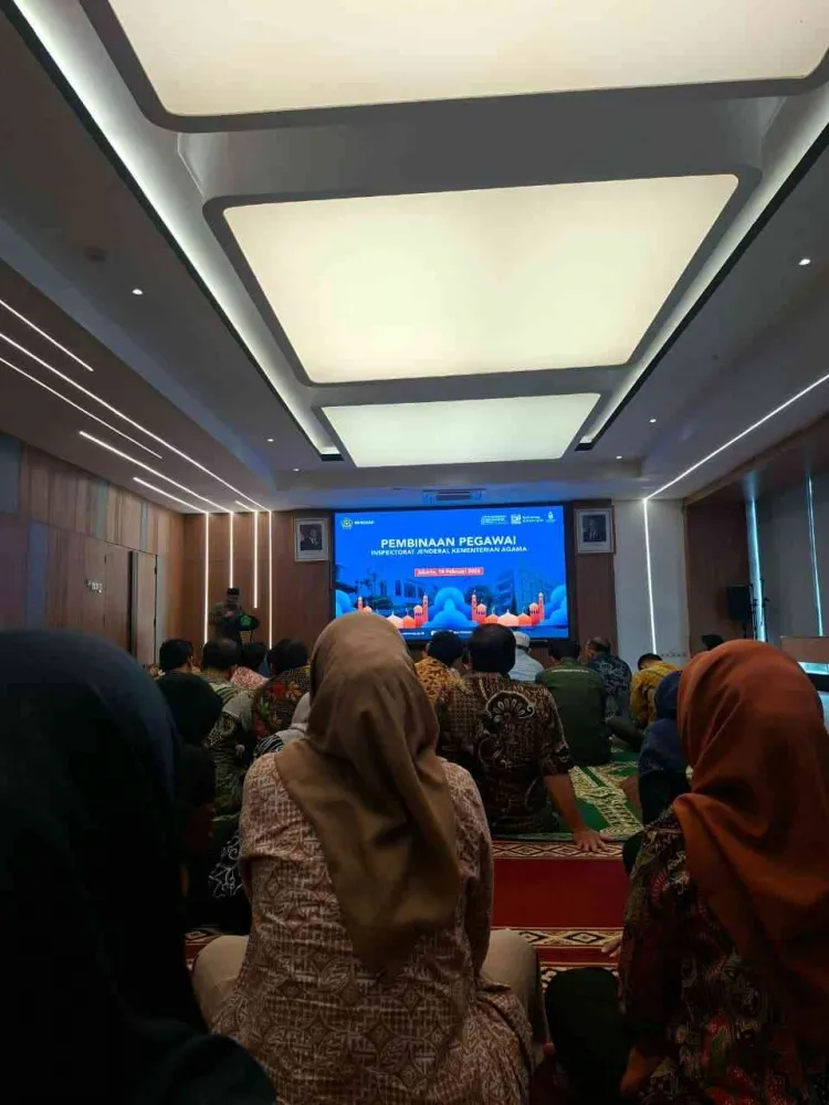 ITJEN Kemenag RI Gelar Pembinaan Pegawai untuk Sambut Ramadhan