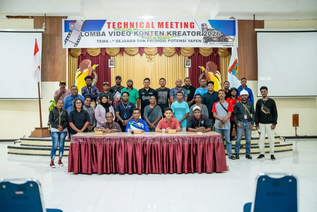 26 Peserta Siap Tampilkan Kreativitas dalam Lomba Konten Kreator HUT 57 Yapen
