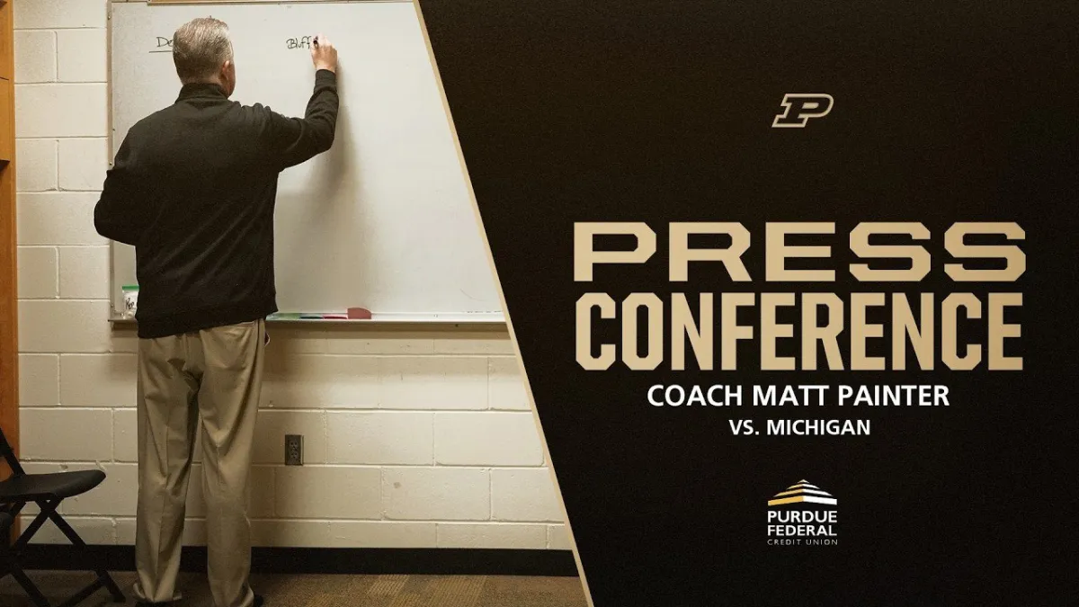 Konferensi Pers Pelatih Matt Painter Menyongsong Pertandingan Melawan Michigan