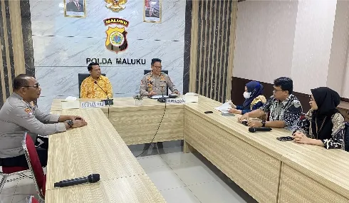 Komnas HAM dan Polda Maluku Bahas Penanganan Konflik dan Kamtibmas