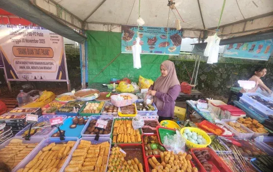 Pasar Ramadan Melak Ramai dengan Kuliner Tradisional dan Takjil