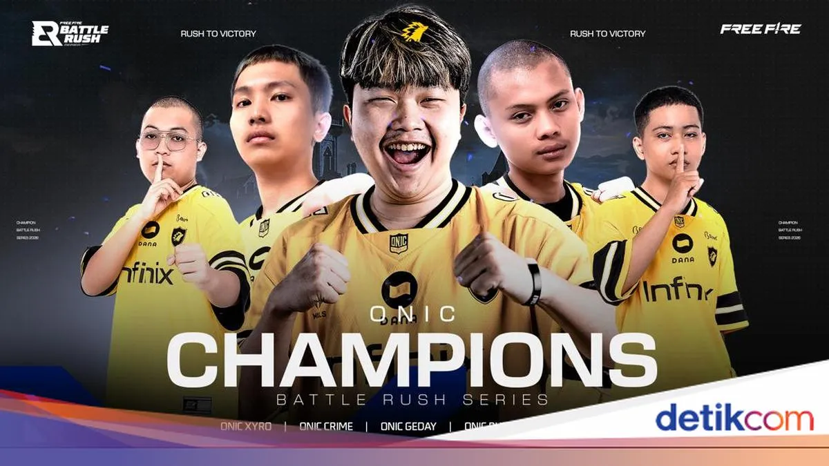 Onic Raih Gelar Juara di Free Fire Battle Rush Series 2026