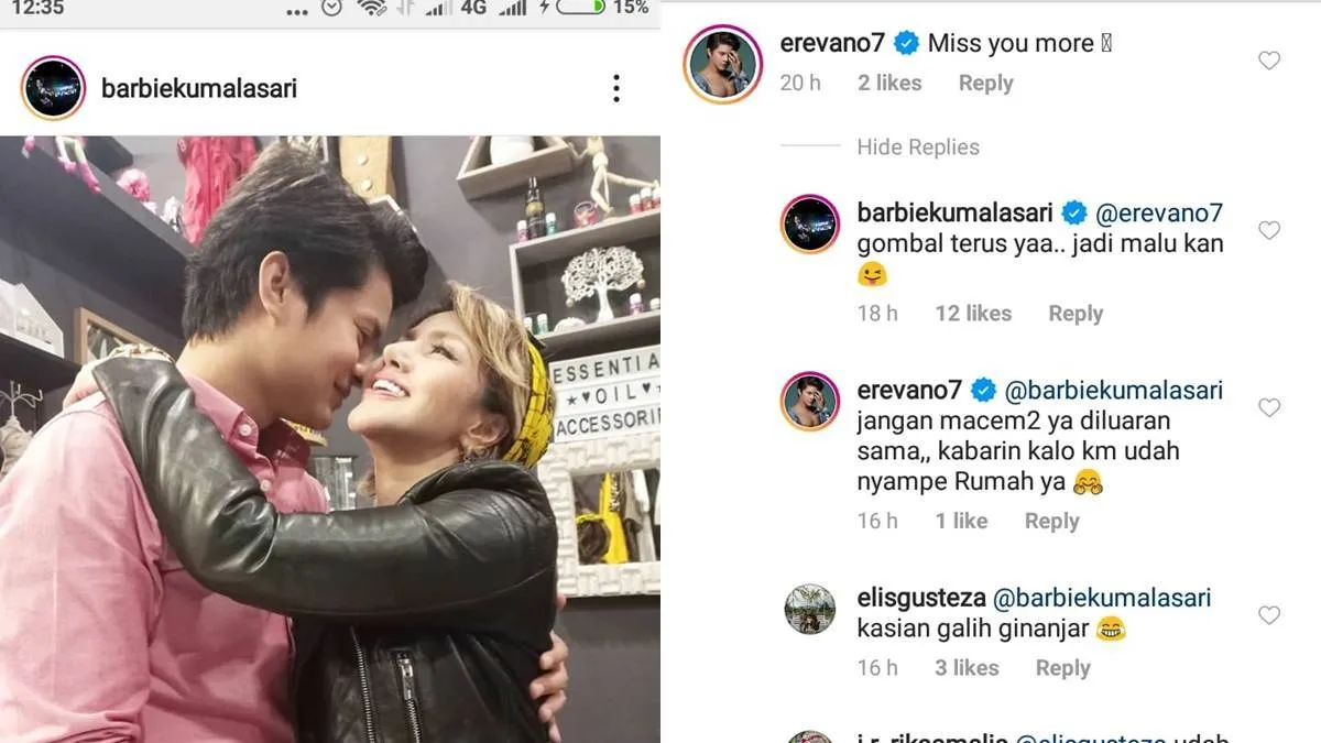 Barbie Kumalasari Unggah Foto Mesra dengan Erevano, Publik Bertanya-tanya