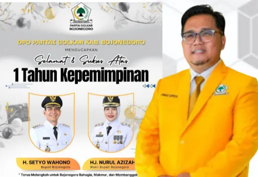 Partai Golkar Bojonegoro Dukung Pembangunan Berkelanjutan di Era Wahono-Nurul