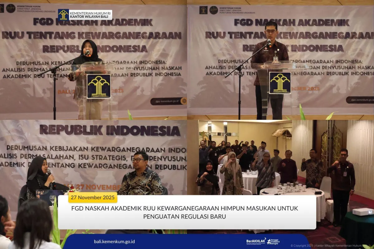FGD RUU Kewarganegaraan: Himpun Masukan untuk Perkuat Regulasi