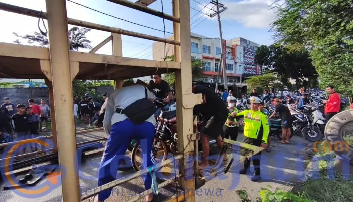 Ratusan Remaja Terjaring Razia Balap Liar di Sidoarjo