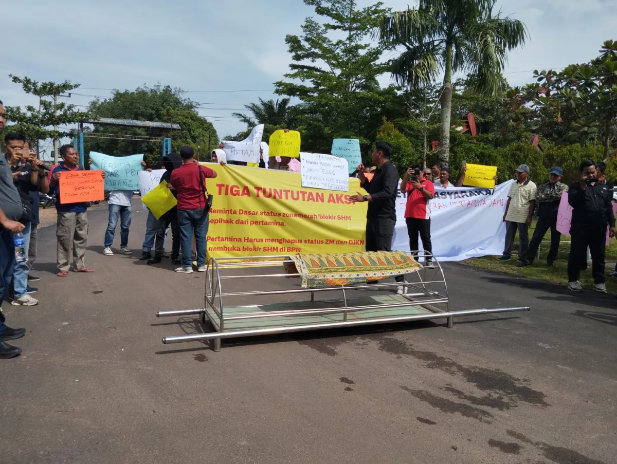 Warga Kota Jambi Menolak Penetapan Zona Merah oleh Pertamina EP