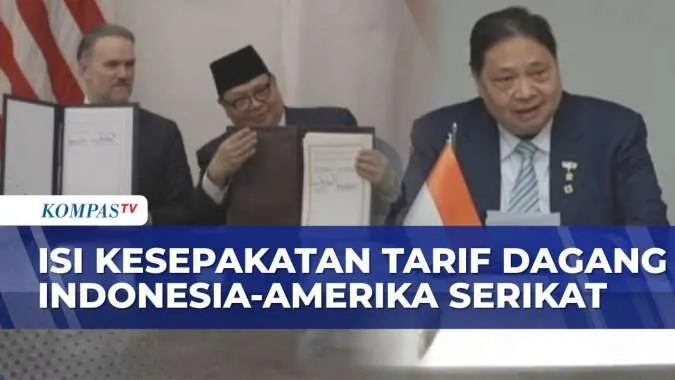 Indonesia dan AS Tandatangani Perjanjian Tarif Resiprokal