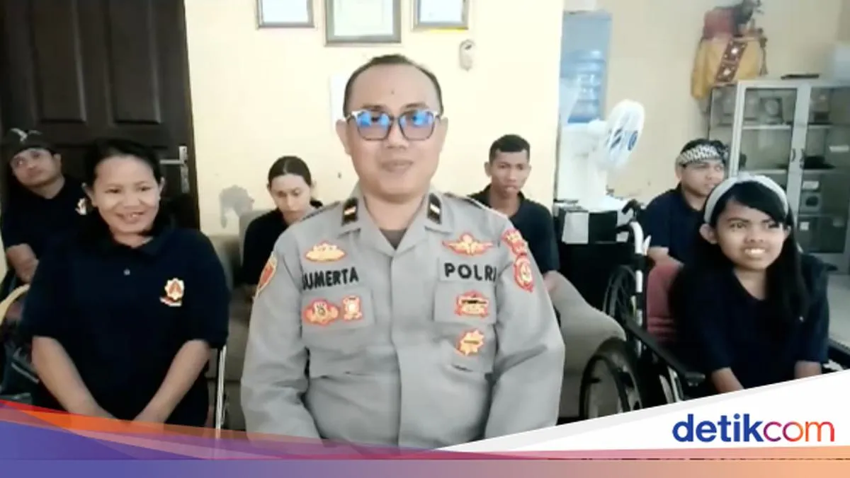 Ipda Sumerta Dukung Kemandirian Anak Disabilitas di Gianyar