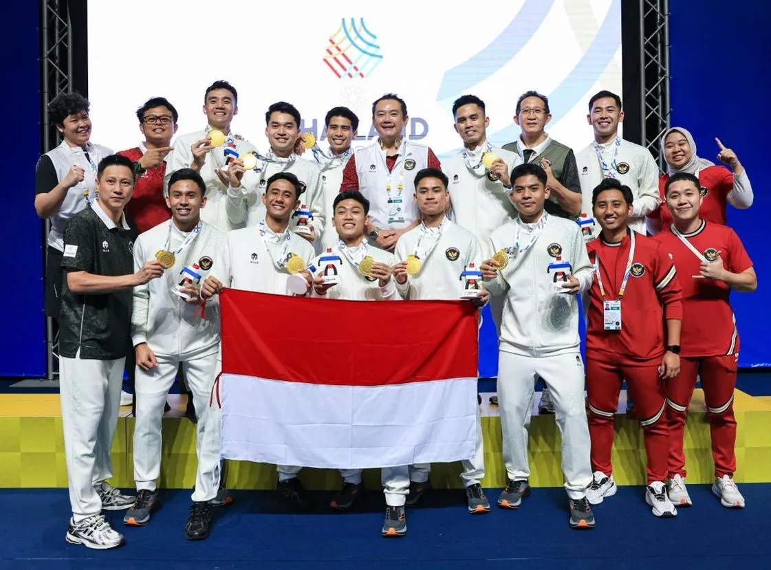 Indonesia Sabet Emas Bulutangkis Putra di SEA Games 2025 Usai Kalahkan Malaysia