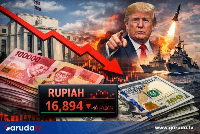 Rupiah Melemah ke Level Rp16.894, Pasar Cermati Kebijakan The Fed