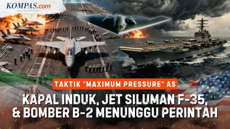 AS Tingkatkan Kehadiran Militer Dekat Iran, Siaga Serang Teheran