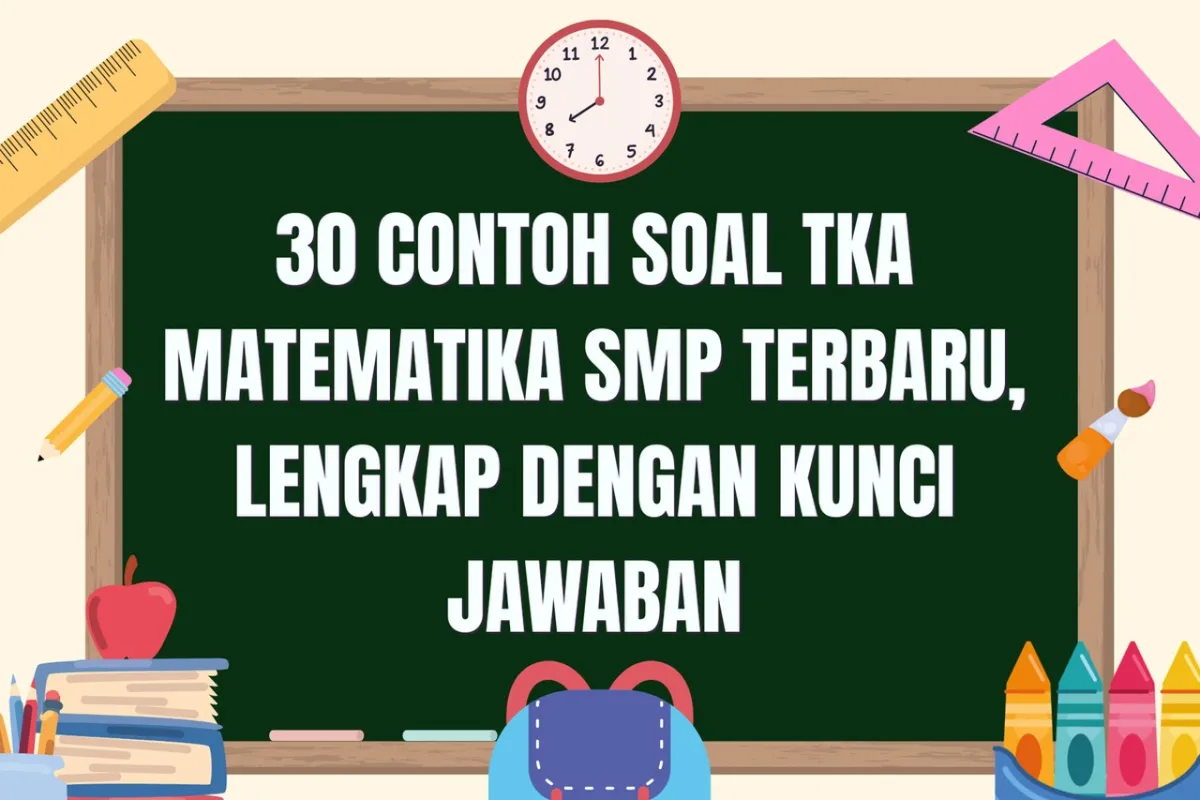 30 Soal TKA Matematika SMP untuk Persiapan Asesmen 2026