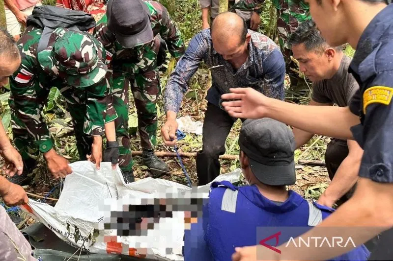 TNI Temukan Jenazah Pilot Pelita Air di Lokasi Kecelakaan Pesawat