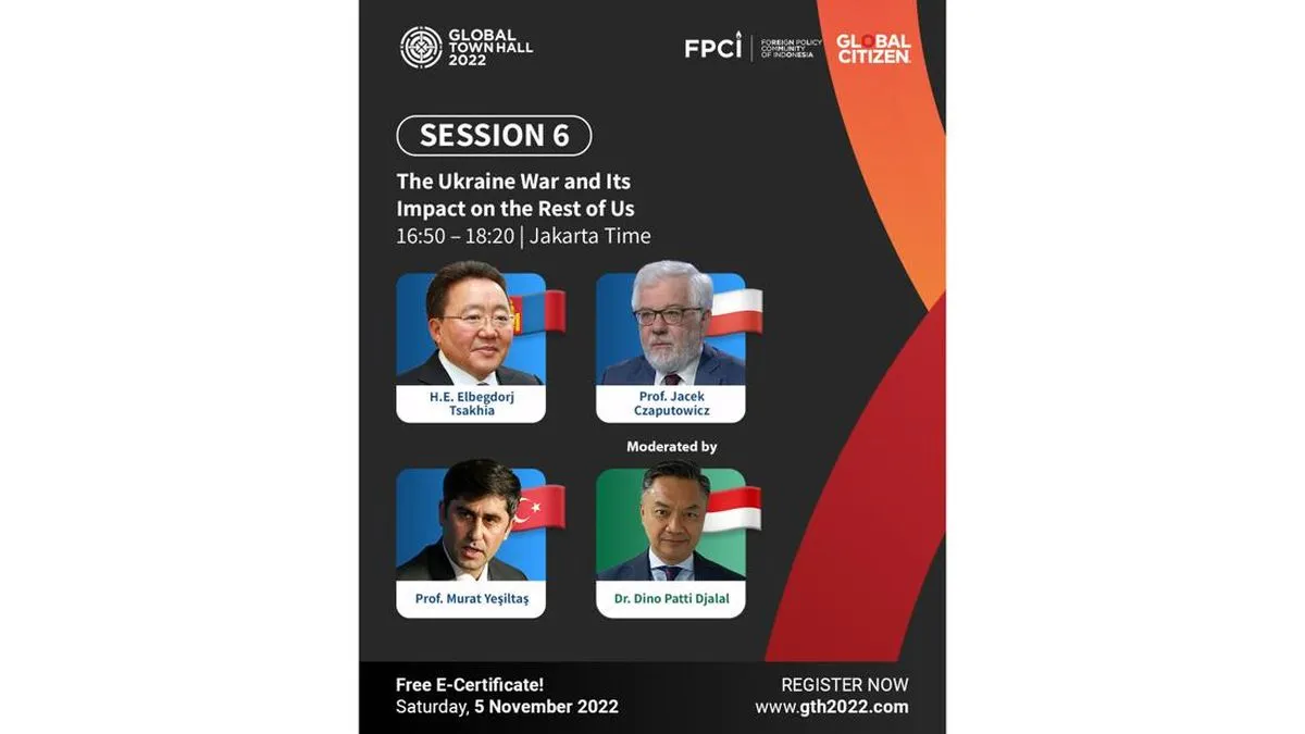 FPCI Selenggarakan Global Town Hall 2022 Bahas Isu Global Selama 15 Jam