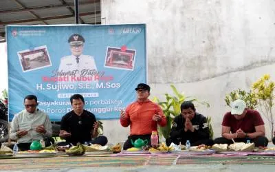 Perbaikan Jalan Poros Punggur Kecil Rampung, Bupati Sujiwo Tegaskan Tanggung Jawab Pembangunan