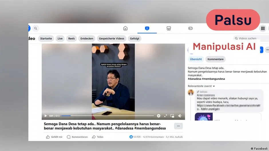 Cek Fakta: Video Purbaya Soal Dana Desa Ternyata Deepfake