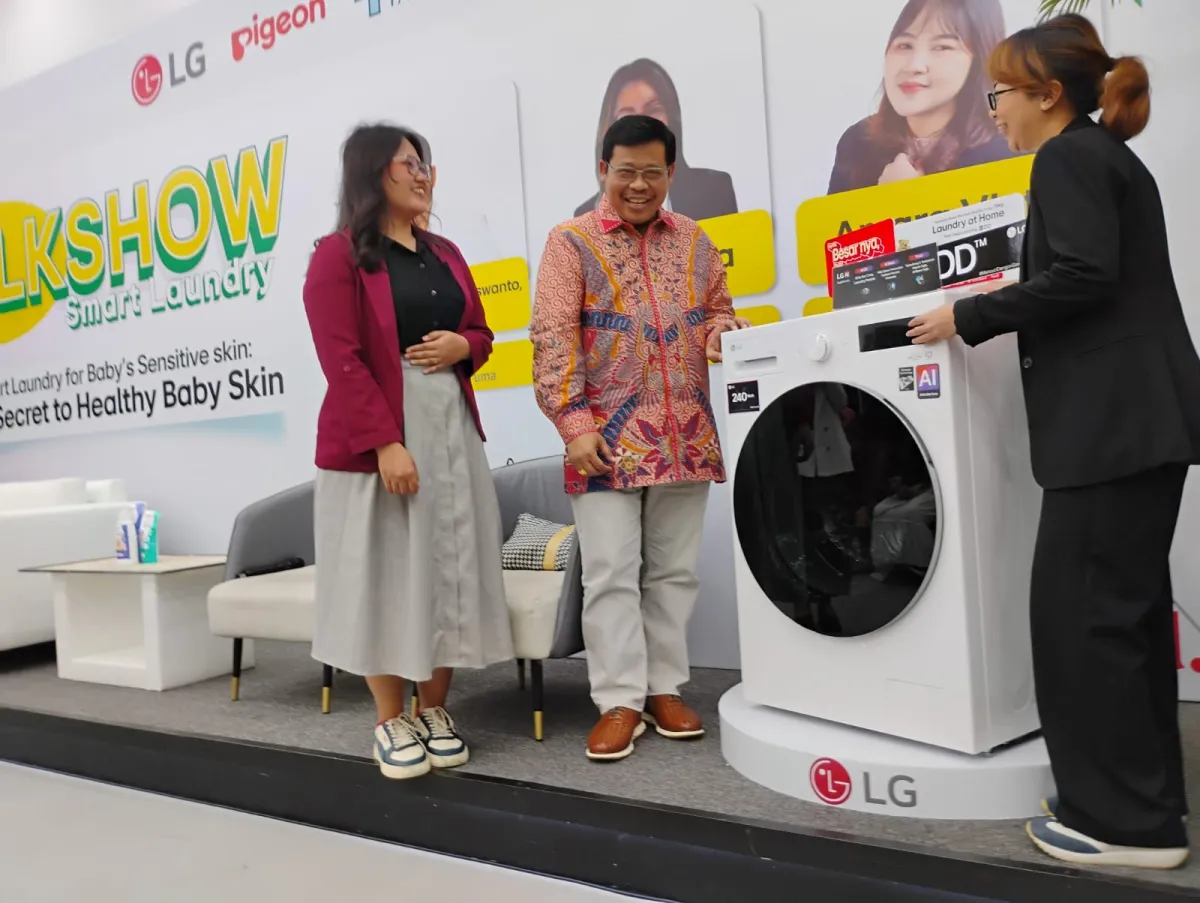 LG Hadirkan Mesin Cuci AI untuk Edukasi Pencucian Higienis