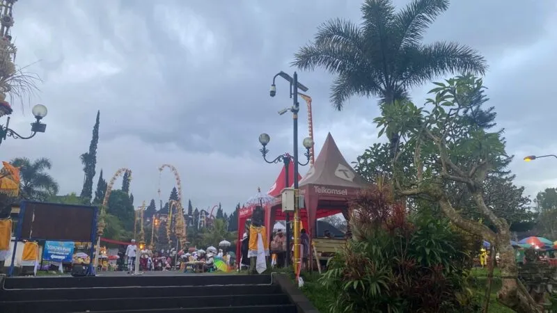 Pengawasan Ketat di Pura Agung Besakih dengan 160 CCTV Selama IBTK