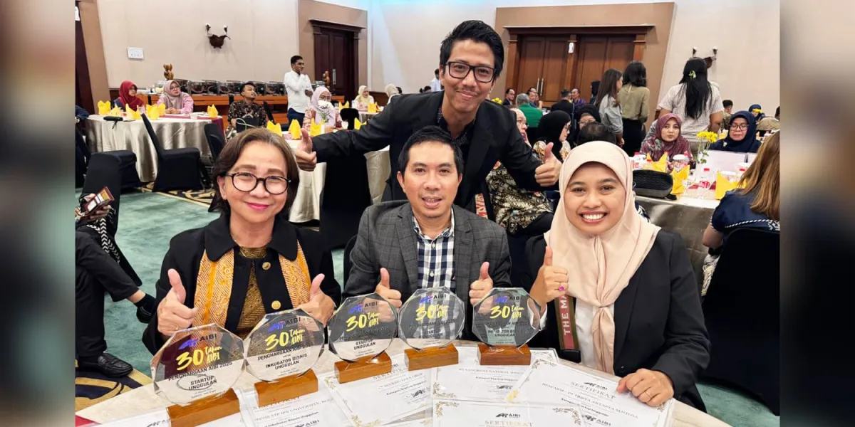STP IPB University dan Enam Startup Raih Penghargaan AIBI di Solo