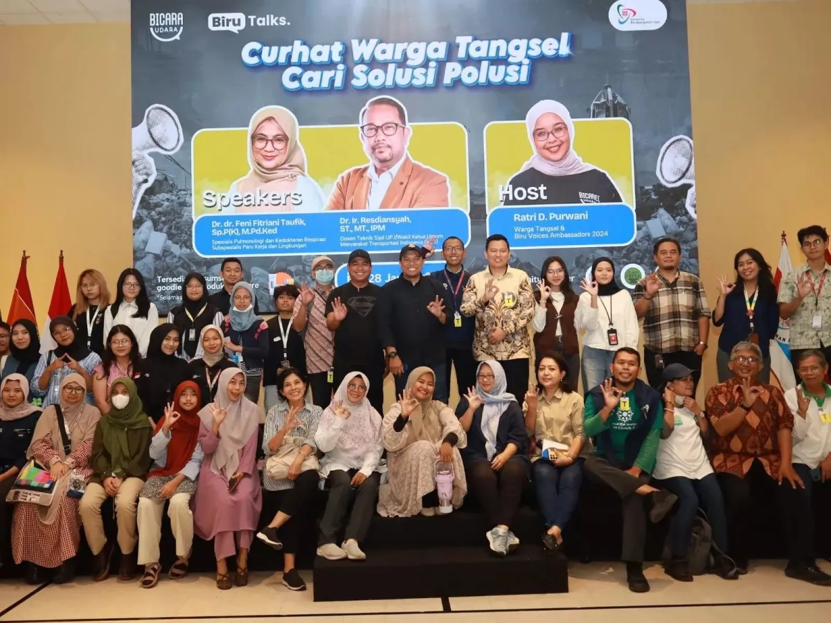Warga Tangsel Suarakan Hak atas Udara Bersih